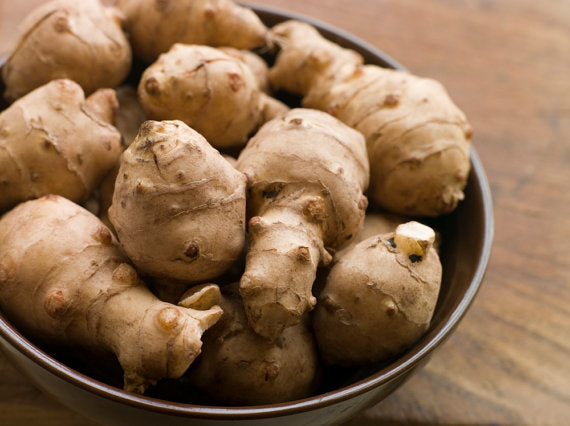 Jerusalem Artichoke Tubers Sunchoke - By the Pound - Organic For Planting or Eating - AKA Sunchokes Sunroot or Jerusalem Artichokes